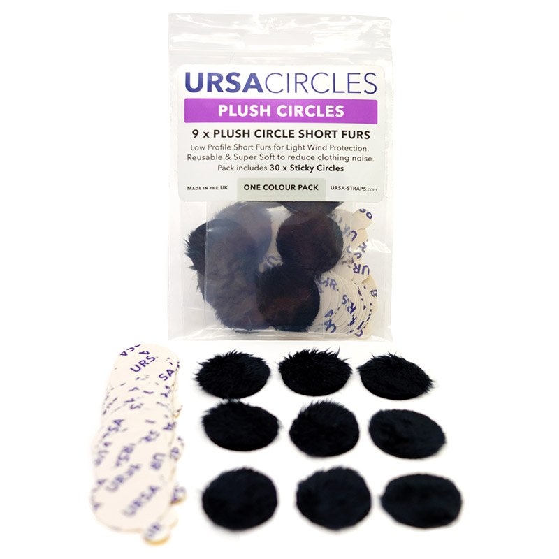 URSA Straps - Plush Circles black