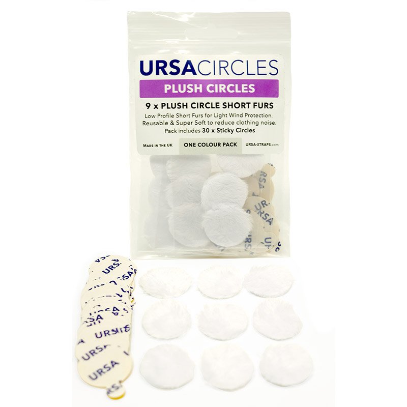 URSA Straps - Plush Circles white